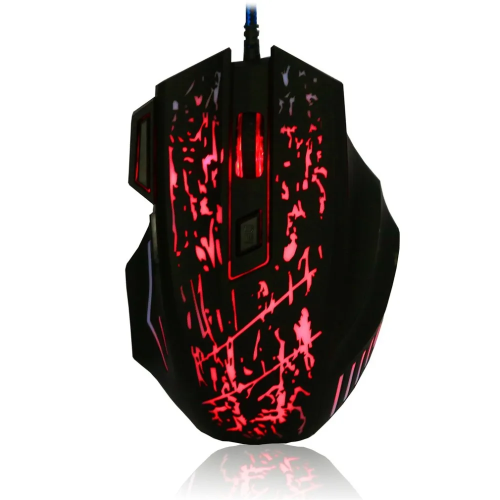 

Professional Wired Gaming Mouse 7 Button 2500dpi LED Optical USB Computer Mouse Gamer Mice Game Mouse