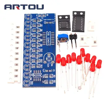 

Smart Electronics Kits NE555+CD4017 Light Water Flowing Light LED Module DIY Kit