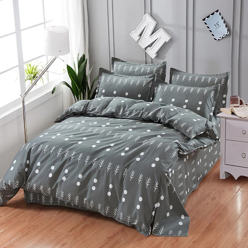 Waliicorners Bedding Set Blackish green Circular point duvet cover quilt cover Twin full queen kiing size Pillow cases home textile 7 HTB1qRv JN1YBuNjy1zcq6zNcXXas