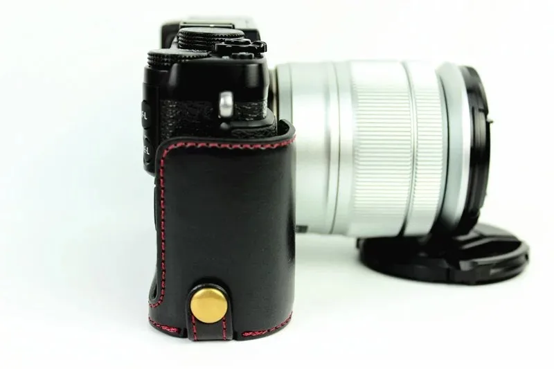 hiking camera backpack Fashional Camera Bag Case For Fujifilm XE2 X-E2 X-E1 XE1 PU Leather Half Body Set Cover With Battery Opening camera backpack for women