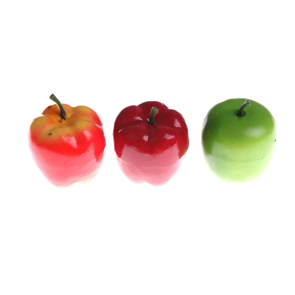 Artificial Fake Fruit apple plastic Fruit Vegetables House Party