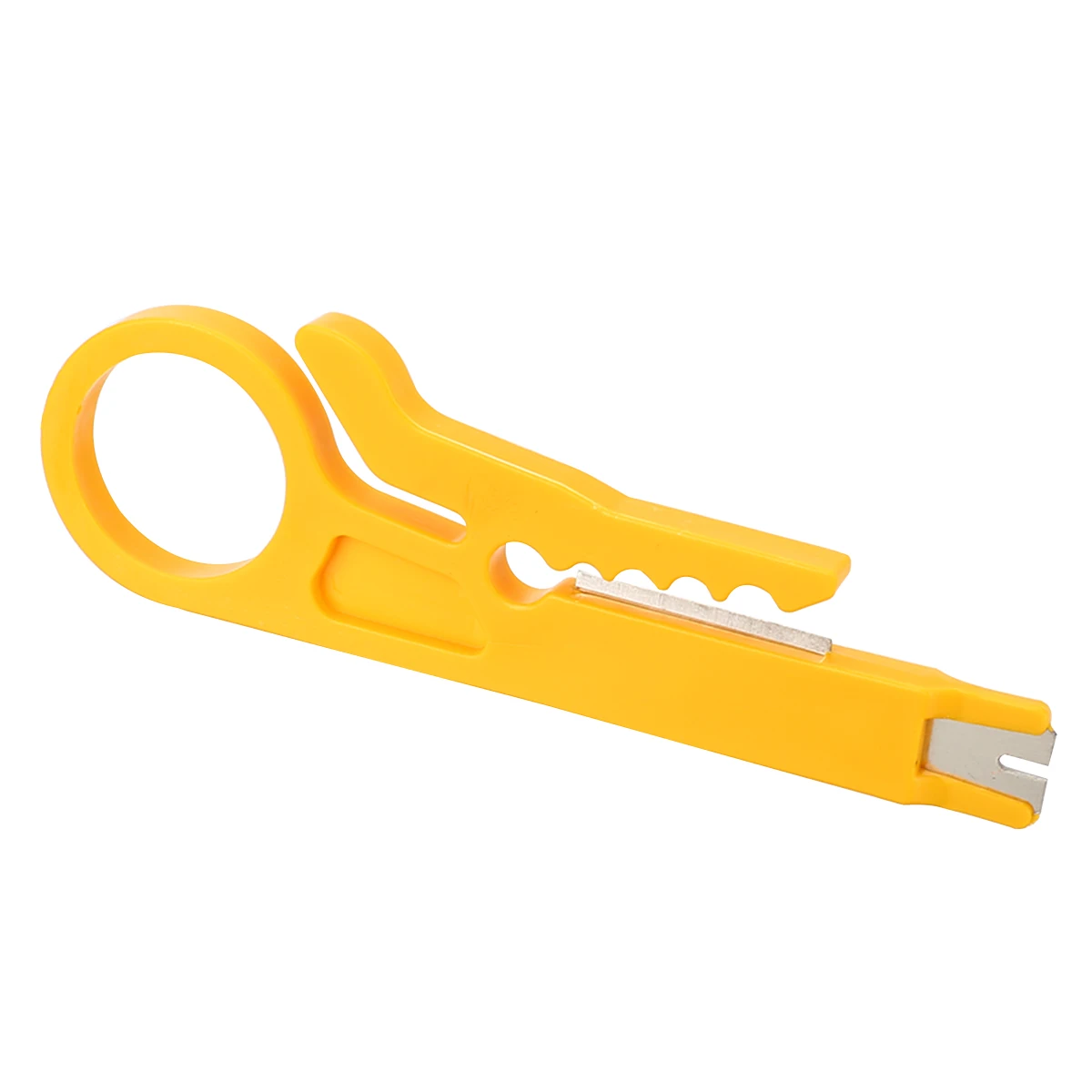 2pcs Mini Stripper Yellow Cable Stripper Cutter Network Cable Wire Pliers Cable Cutter Stripper Punch Down Tool