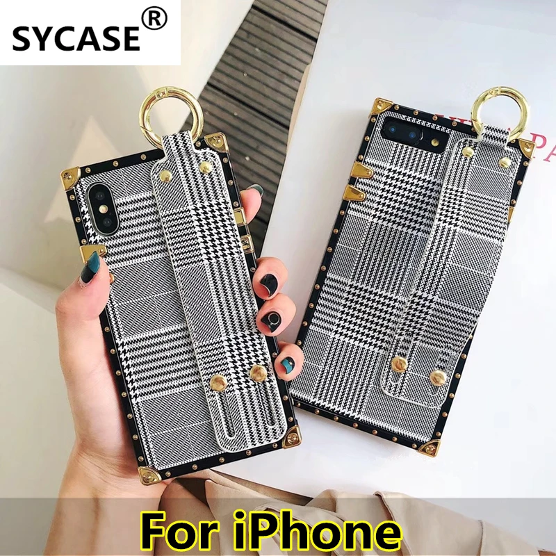 Sycase новый фирменный чехол для iPhone 6 S 7 8plus X Xr Xs Max телефона на запястье Чехол с