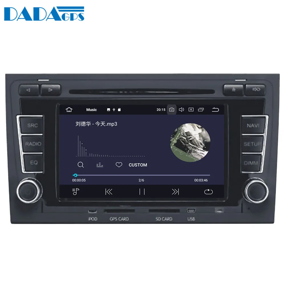 Discount Android 9.0 4+64GB px5 Built-in DSP Car multimedia DVD Player GPS Radio For Audi A4 S4 RS4 2003-2012 GPS Navigation stereo Video 4