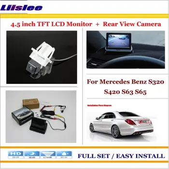 

Liislee For Mercedes Benz S320 S420 S63 S65 - Auto Back UP Reverse Camera + 4.3" LCD Monitor = 2 in 1 Rearview Parking System