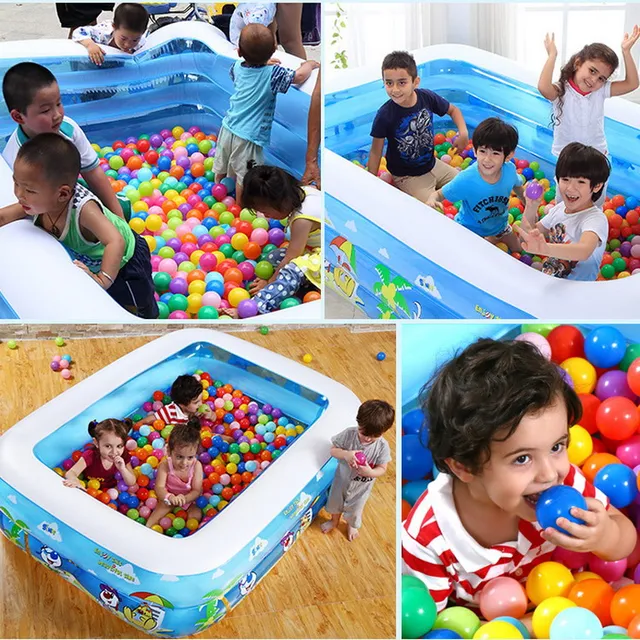 120x90x40 Cm Bébé Piscine Sécurité Grandes Piscines En Plastique