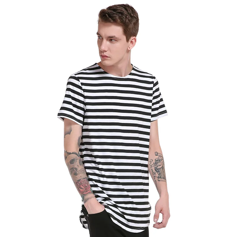 2019 New Summer Striped Shirt  Men Casual Brand  Clothing  