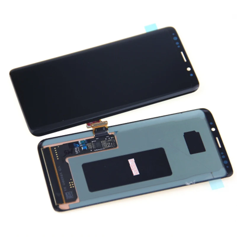 AMOLED ЖК-дисплей для SAMSUNG Galaxy S9 ЖК-дисплей Сенсорный экран планшета без рамки G960 замены дисплея - Цвет: S9 G960 BLACK