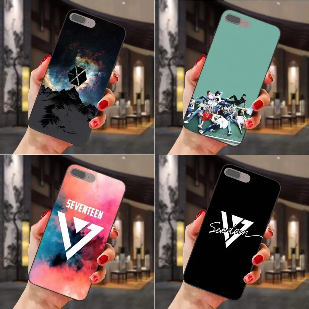 Kpop Seventeen обои с логотипом для Huawei Honor Enjoy Mate Note 6s 8 9 10 20 P20 P30 Lite Play Pro P smart Soft