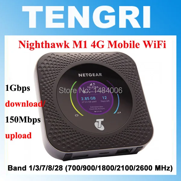 Разблокированный Мобильный маршрутизатор Netgear Nighthawk M1 с 2 антеннами 4GX Gigabit LTE