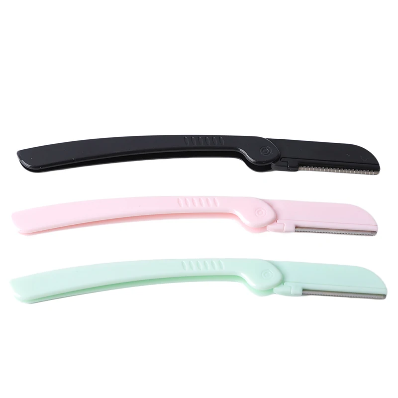 Portable 3 Piece / Set Eyebrow Trimmer Makeup Sharp Stainless Steel Knife Hair Shaping Razor Beauty Tools | Красота и здоровье