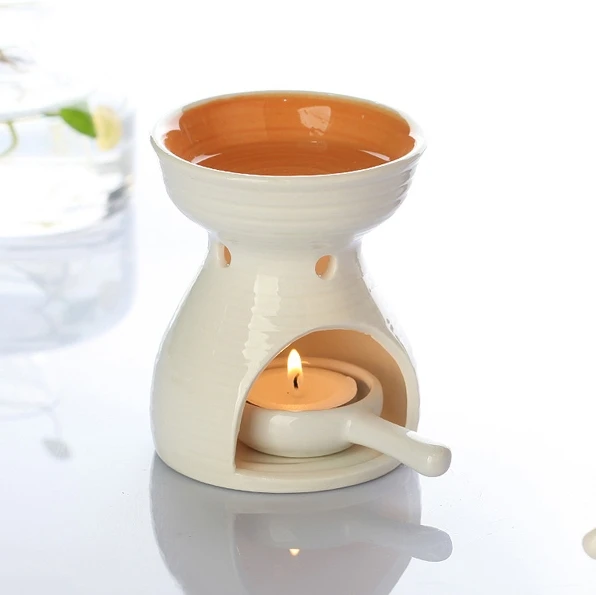 

Dia 8.5 * Height 11cm Color Ceramic Fragrance Oil Burner Essential Oil Furnace Air Freshener Containers DC813