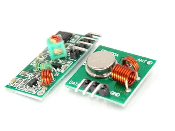 

10 Lot 433Mhz RF Transmitter With Receiver Kit ARM MCU Wireless