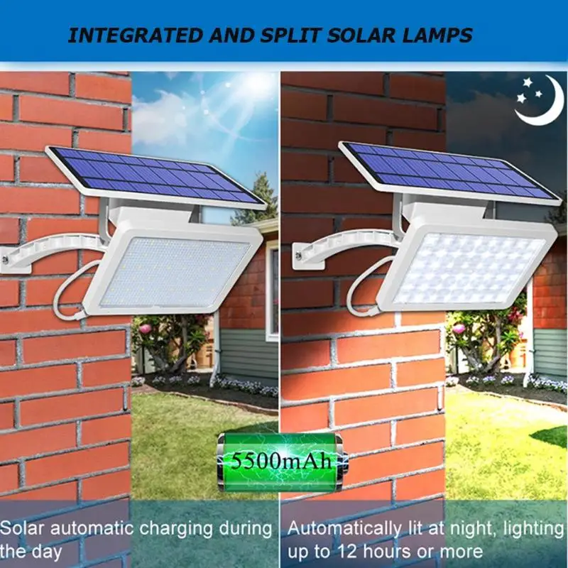 

LED Solar Garden Light 3.5W PIR Motion Sensor Rotatable Pole Solar Lamp Waterproof Outdoor Lighting For Garden Wall Lamp