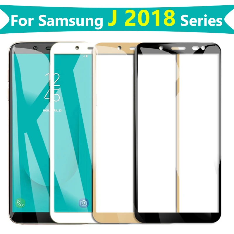 Защитное стекло для samsung galaxy J4 J6 J8 plus Защитная пленка для экрана samsun tremp J 4 6 7 8 2 закаленное стекло лист