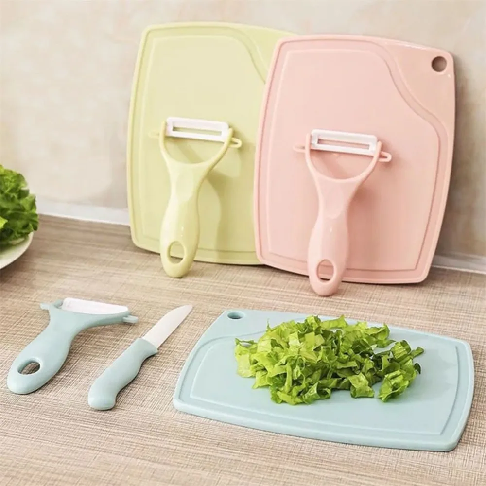 Upspirit-3pcs-Kitchen-Peeler-Knife-Cutting-Board-Set-Ceramic-Fruit-Knife-Vegetable-Peeler-Small-Chopping-Board