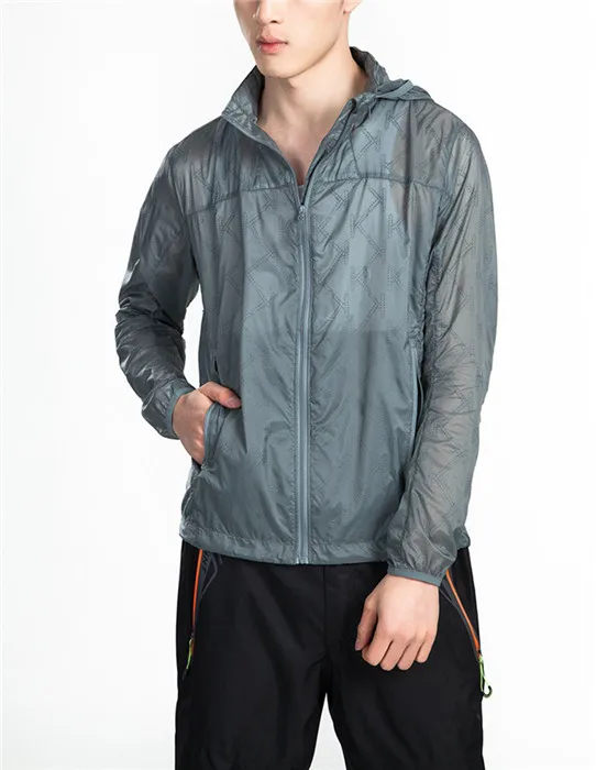 HOT Summer Spring Mens Ultra Thin Hiking Jacket Super Light Coat Fishing Hunting Clothes chaqueta hombre