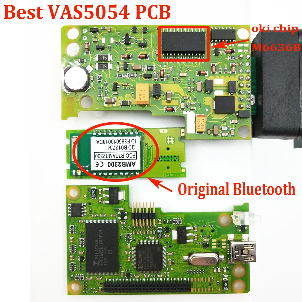 Лучший Bluetooth VAS 5054A полный чип OKI VAS5054A ODIS V4.4.1/5.1.3 новые Vas 5054 автомобилей OBD2 инструмент диагностики для протокол унифицированной информационной системы