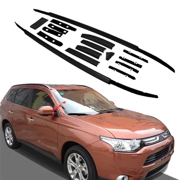 

Bolt on Fit for Mitsubishi Outlander 2013 2014 2015 2016 2017 2018 High Quality Aluminium Baggage Luggage Roof Rack Bar Rails