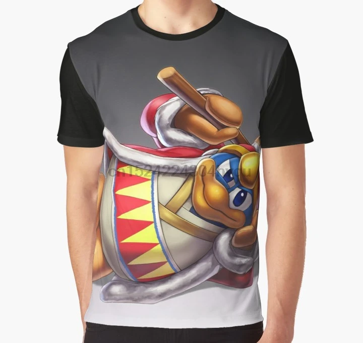 Мужская смешная футболка с 3D принтом King Dedede графическим принтом|Футболки| |