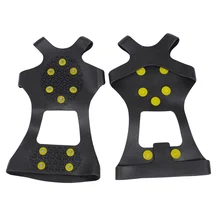 1 пара ледяного снега захваты шипы над обувью сапоги резиновые шипы Нескользящие шпильки кошки стрейч обувь ZJ55