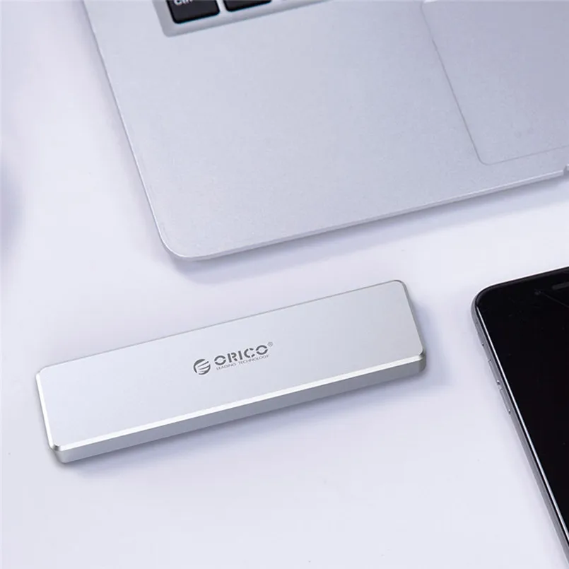 USB 3.1 to M.2 NVME SSD Enclosure Portable Aluminum Type C Gen2 10Gbps Case 40JUN2710