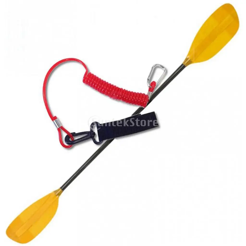 New Kayak Paddle Leash Canoe /Fishing Rod/Surf Ski Board Coiled Lanyard
