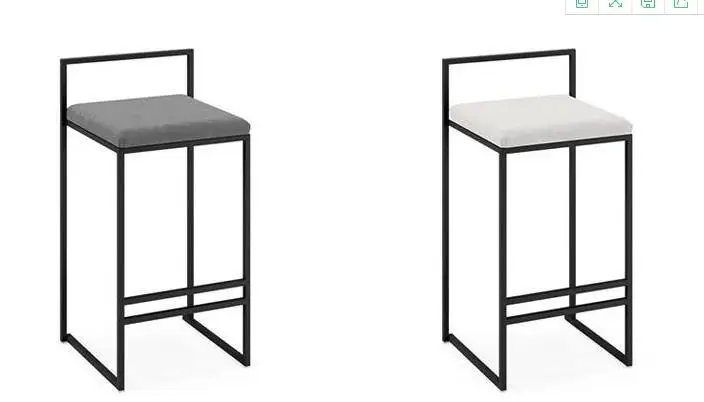 Новый Лофт Nordic металлические барные стулья модные современный минималистский бар высокий барный стул дом личность барный стул творческий
