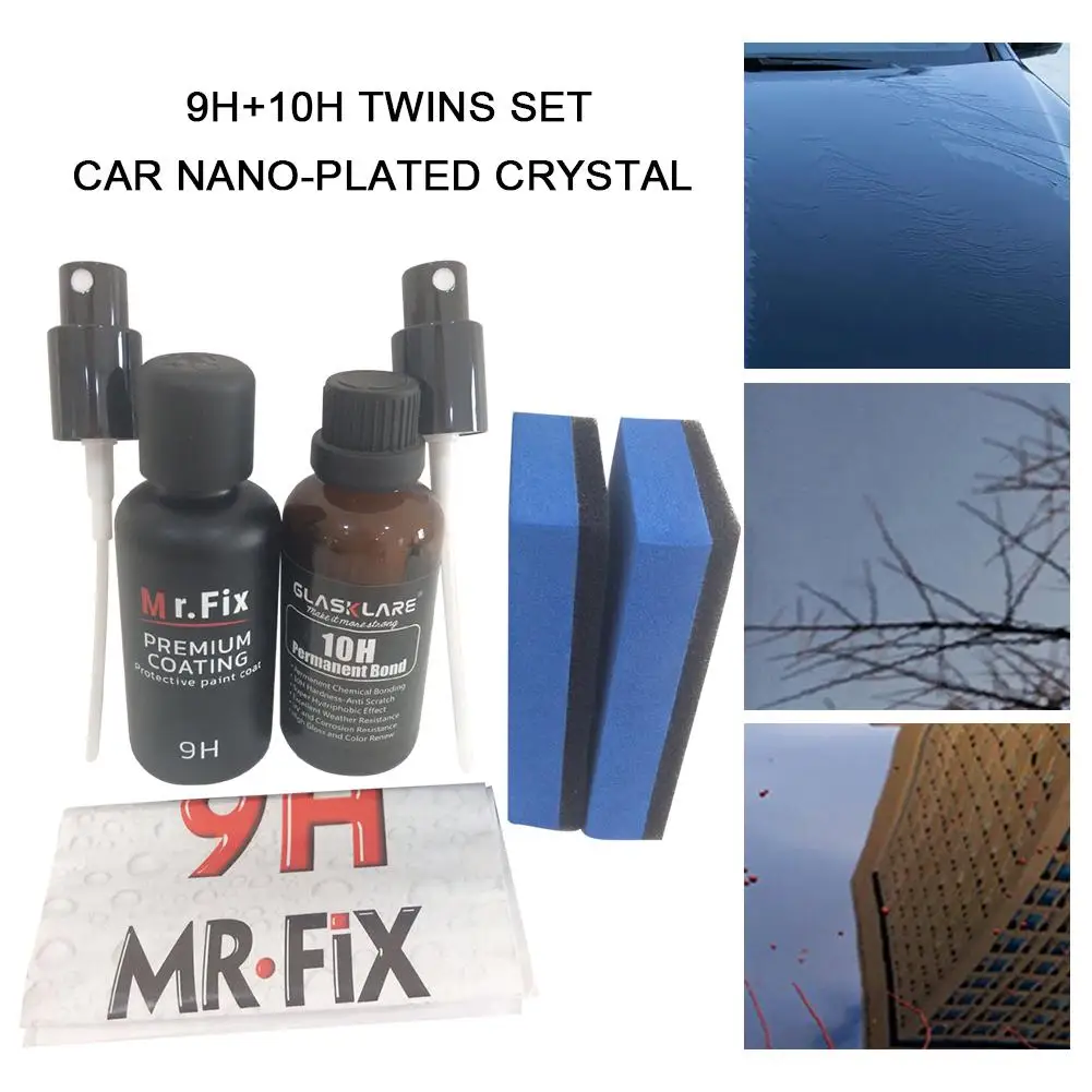 Анти-Царапины 100 мл/2 шт Нано покрытие покрытием кристалл-спрей 9 H MR. FIX/10 H GLASKARE наложено покрытие кристалл осветление