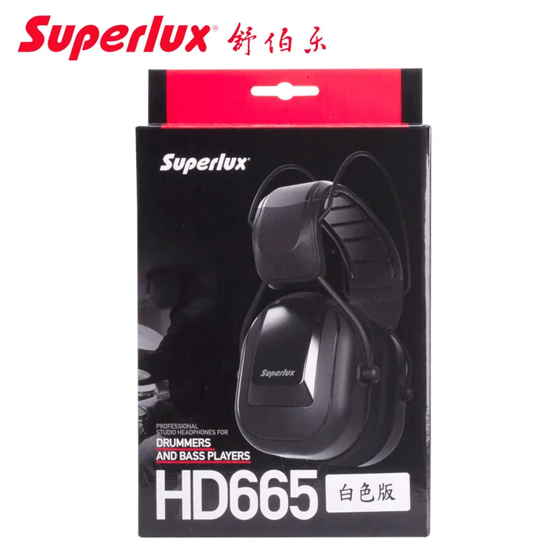 Superlux HD665 профессиональные студийные наушники с закрытой задней головкой для