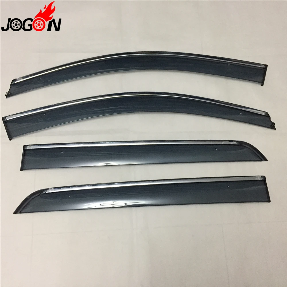 

For Ford Everest 2016 Window Sun Rain Visors Super Vent Shade Deflector Guard Shield 4PCS
