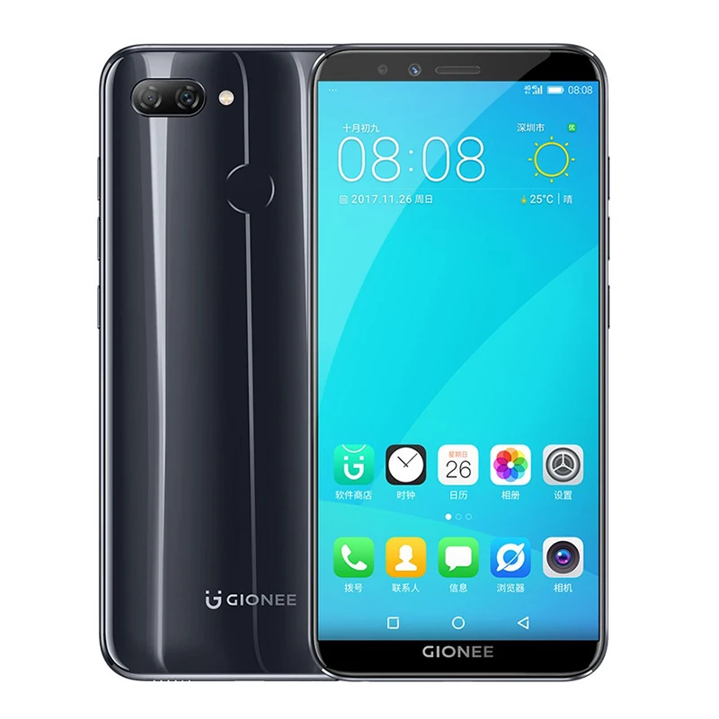Gionee F6 Смартфон с 5 7 дюймовым дисплеем восьмиядерным процессором Snapdragon 8937 ОЗУ 3 ГБ