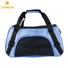 Портативная складная сумка для переноски питомцев, дышащие сетчатые переноски для кошек, переносная дорожная сумка для собак, водонепроницаемая дорожная сумка для питомцев