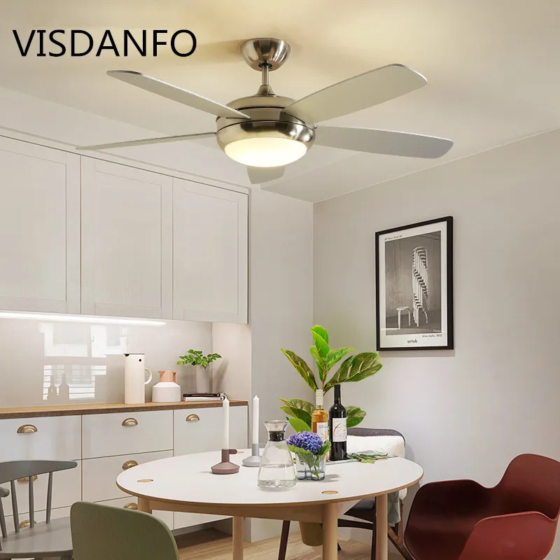 

Nordic Macaron Study LED Ceiling Fan Light Creative Multicolour Living Room Restaurant Light Lovly Kid's Room Light