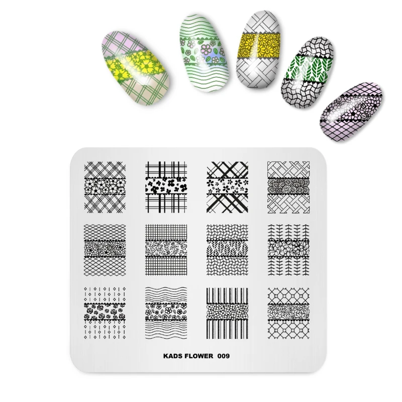 1 шт. трафарет для стемпинга ногтей 7 х8 см|stamping tool|image stampnail stamping plates |