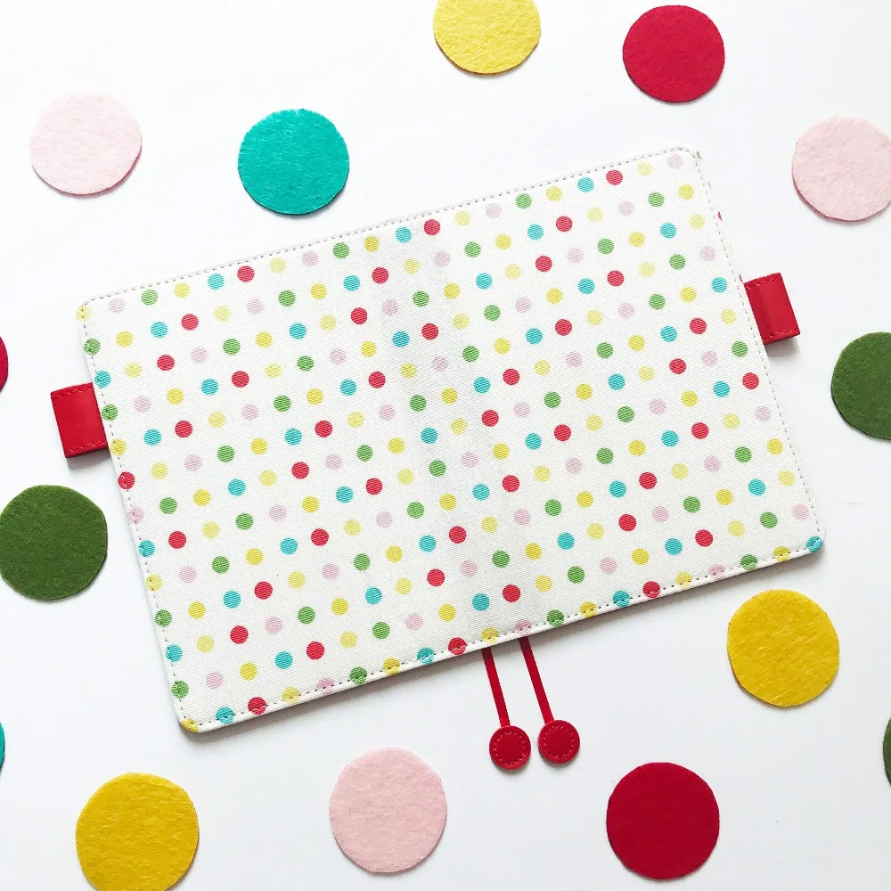 

Funny Dotted Hobonichi Fashion Journal Cover A6 A5Suit For Standard A6/A5 Fitted Paper Book Free Shipping