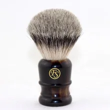 "FS"-# SI26-FH26, Маньчжурская щётка для бритья с искусственным рогом+ подставка