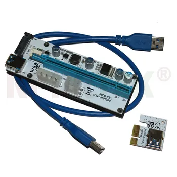 

008S PCI-E Riser VER 008S Express 1X to 16X USB 3.0 Graphics Min 50815180510