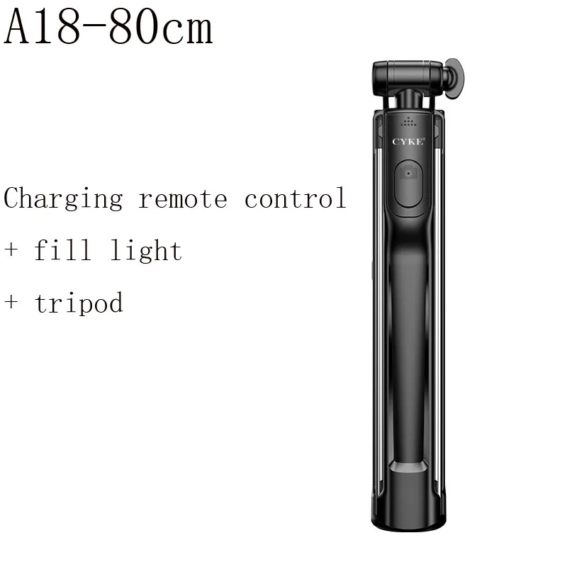 CYKE A18 A17 селфи палка расширенная версия 110 160 см Автоспуск Bluetooth селфи палка многофункциональный Автоспуск с штативом - Цвет: 9