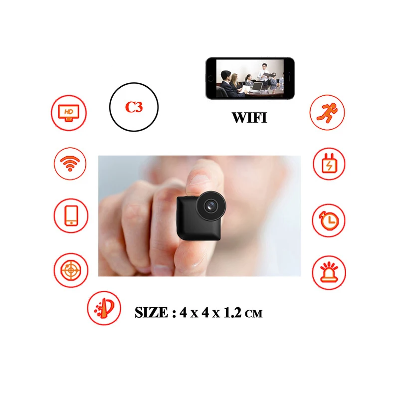 

C3 Wireless Mini Wifi Camera 1080P HD Security Camera DVR Baby Night Vision Motion detection IP wifi Remote Control view kamera