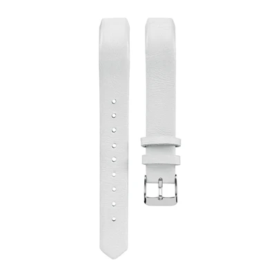 Ollivan Высокое качество мягкий кожаный ремешок замена ремешок для Fitbit Alta/Alta HR умный Браслет ремешок - Цвет: white