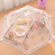 Шестигранная Марля Крышка для еды зонтик стиль для пикника анти-Муха Москитная сетка для палатки еды покрытие для стола сетка для еды кухонный инструмент