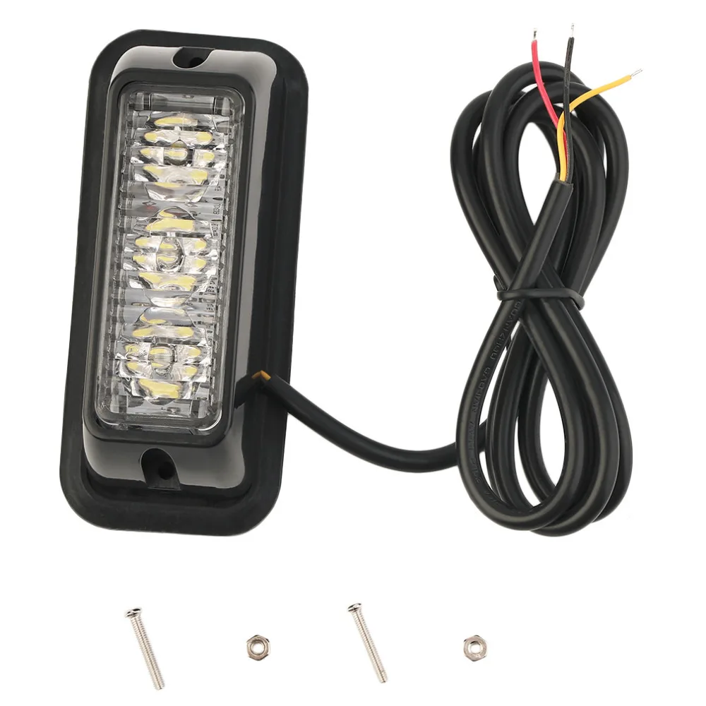 12V 3W Windshield Led Strobe Light Viper Car Flash Signal Emergency