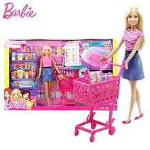 BARBIE EN EL SUPERMERCADO DE COMPRAS