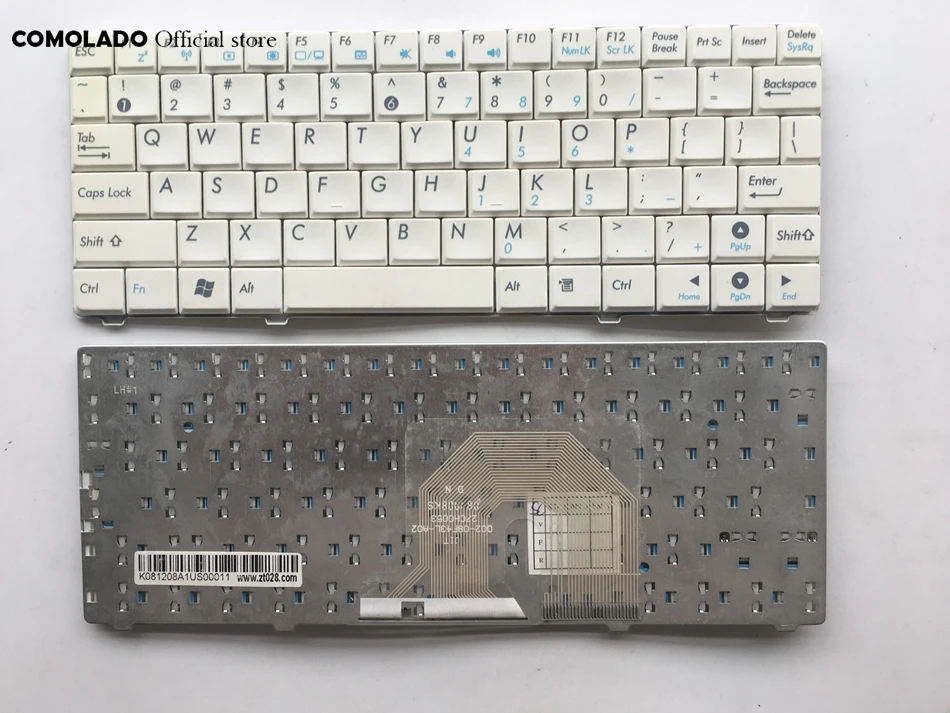 US English Keyboard For Asus 900Ha 900Ax T91 900SD black and white Laptop Keyboard US Layout (3)