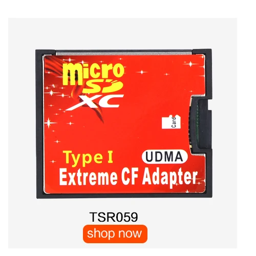 TISHRIC Micro SD TF адаптер CF карта для MicroSD/HC для компактной вспышки тип I считыватель карт памяти конвертер для камеры