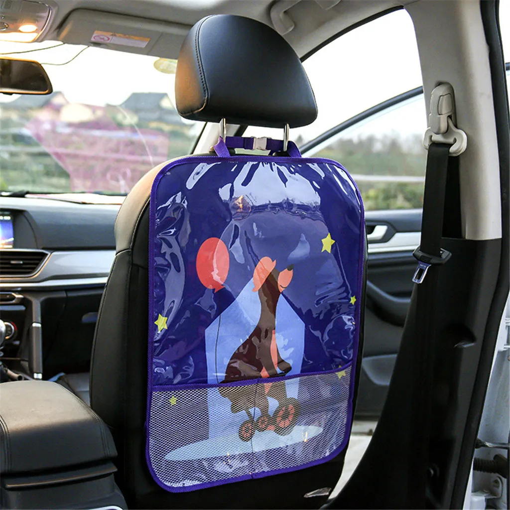 Universal Car Seat Back Protector Protection for Children kids Kick Mat Cartoon Anti Kick Organiser Car Seats Covers for Baby