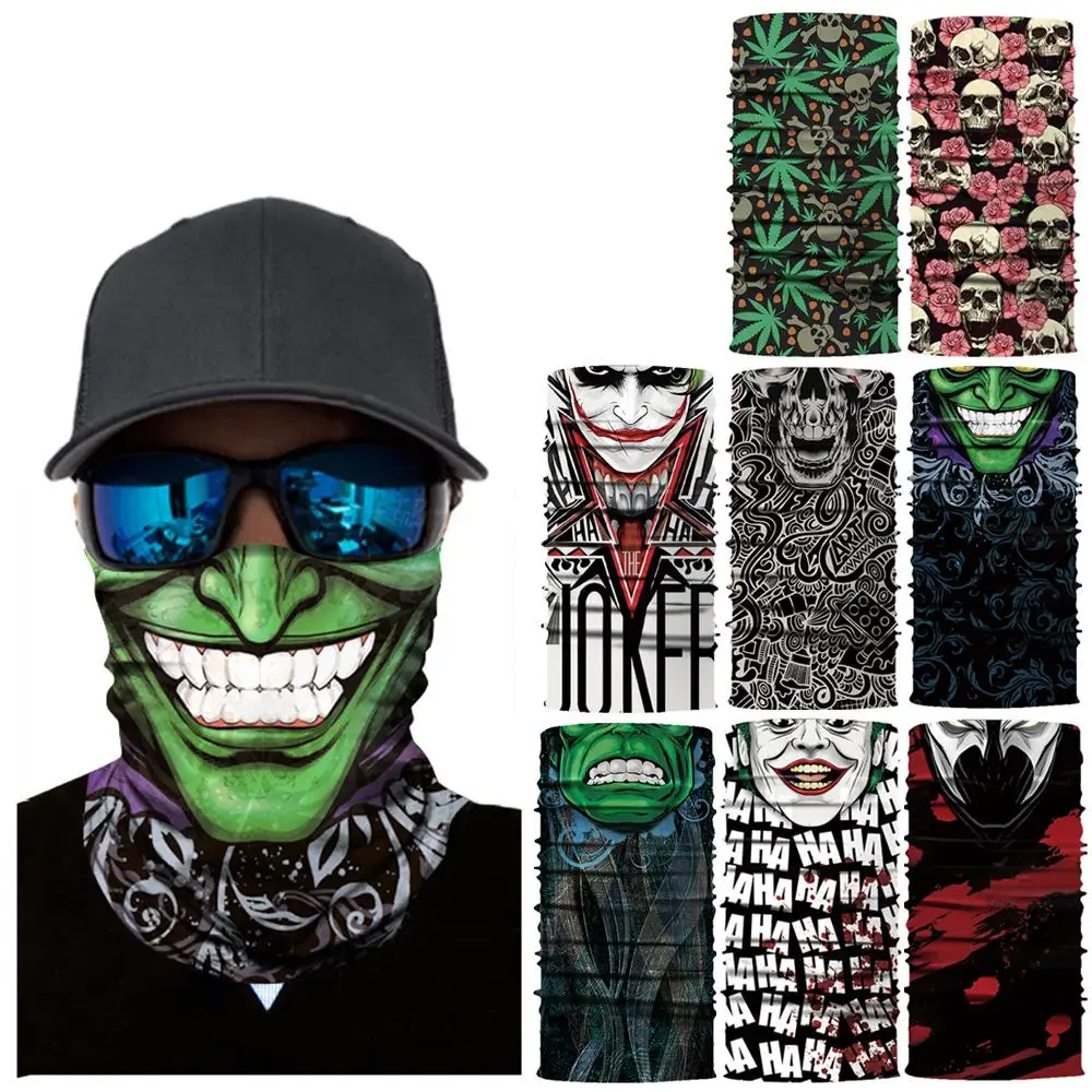 

WOSAWE Motorcycles Face Shield Balaclava Sun Protection Dustproof Face Mask Neck Scarf Ski Cycling Sports Bandana Scarves