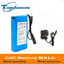 Dc12680 переносной 6800 мАч для DC 12 В супер Перезаряжаемые переключатель литий-ионный Батарея пакет US/EU для камкордеров