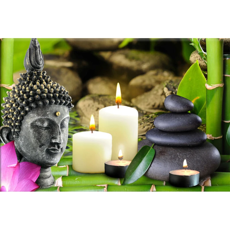6-stks-led-verlichting-gratis-verzending-wall-art-met-led-op-doek-cuadros-buda-home-decor (4) 